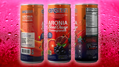 Aronia Blood Orange Pomegranate Antioxidant Beverage  (60mg Caffeine!)