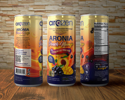 Peach Mango Aronia Antioxidant Beverage – 12-Pack