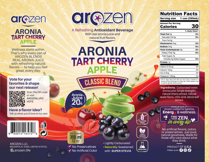 Tart Cherry Apple Aronia Antioxidant Beverage – 12-Pack