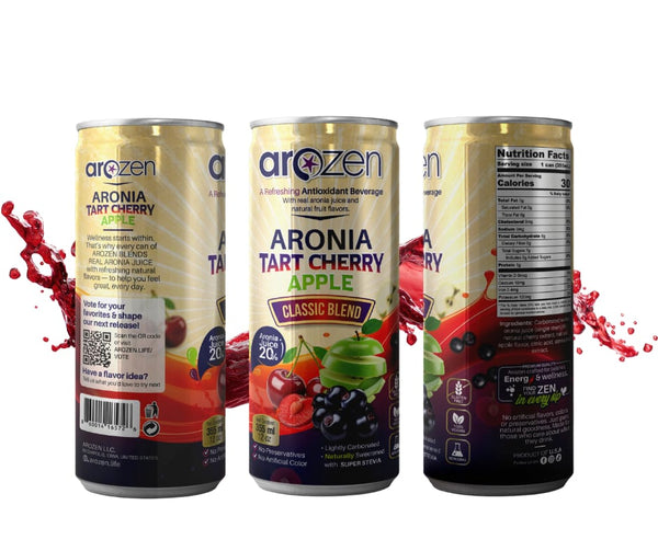 Tart Cherry Apple Aronia Antioxidant Beverage – 12-Pack